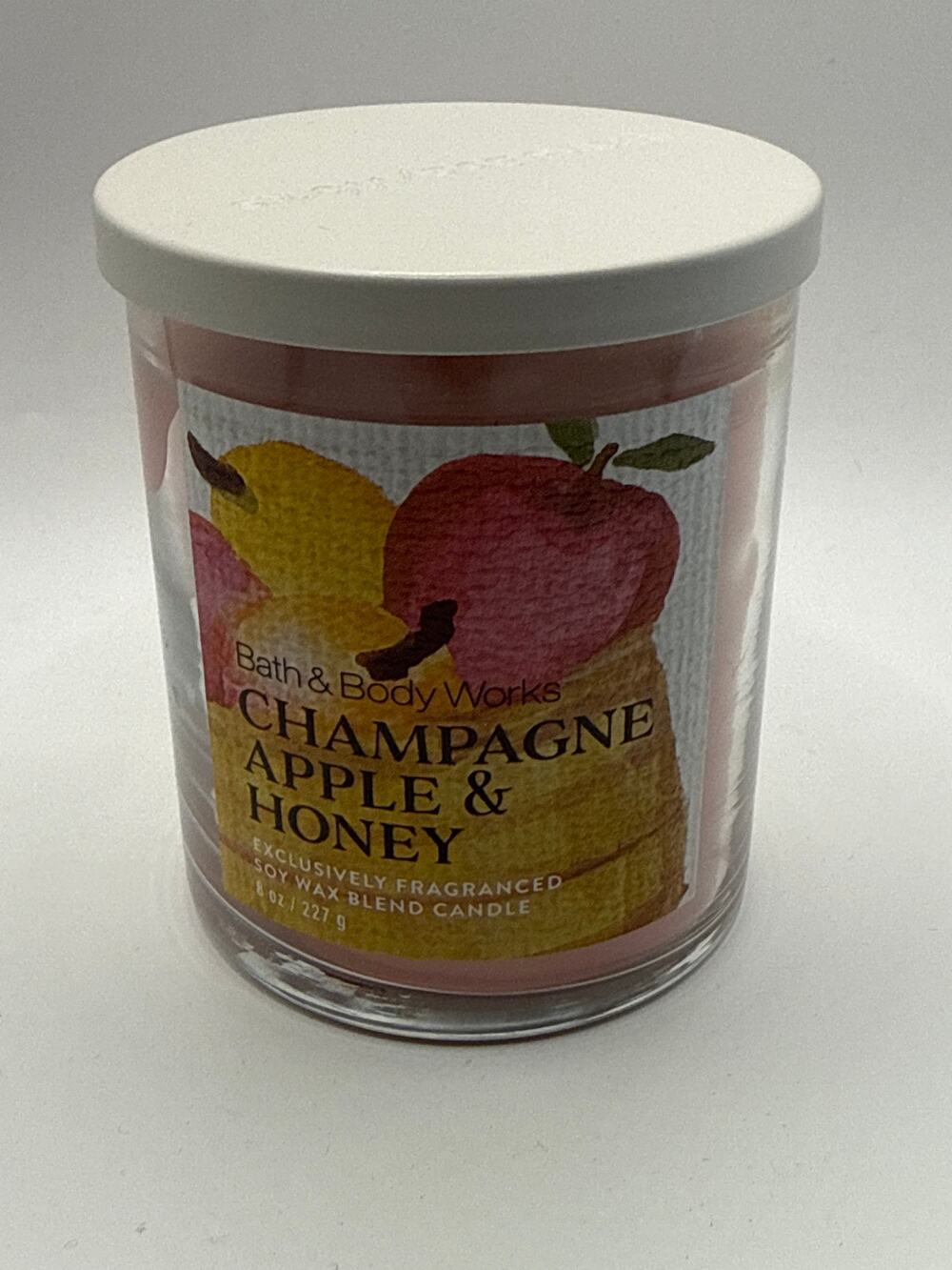 NEW Bath & Body Works Champagne Apple & Honey - Single Wick Candle